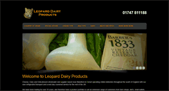 Desktop Screenshot of leoparddairyproducts.com